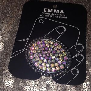 AB crystal pop socket